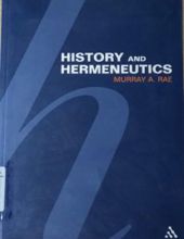 HISTORY AND HERMENEUTICS